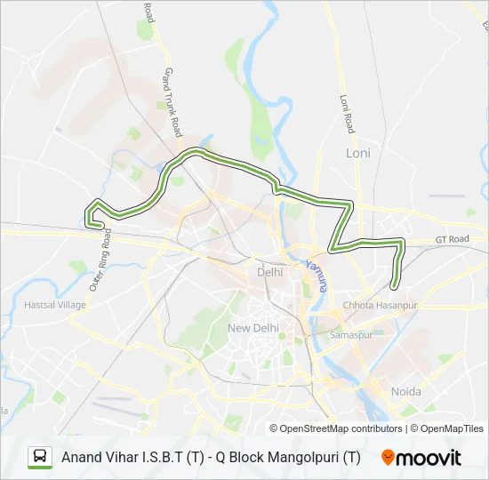 946 Bus Line Map