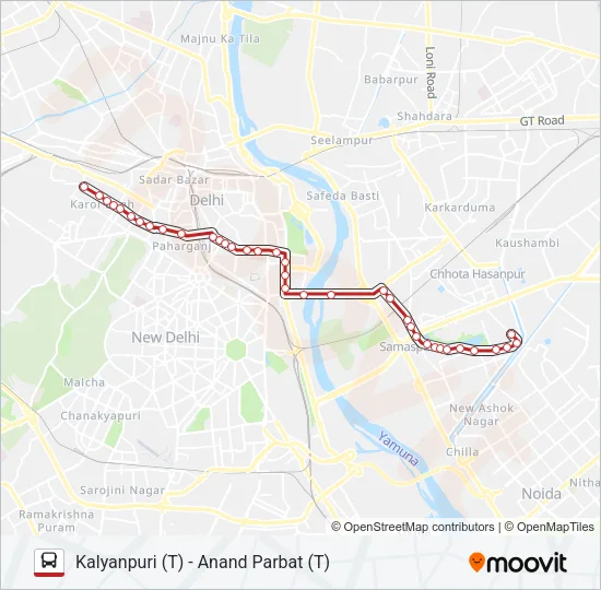 309 Bus Line Map