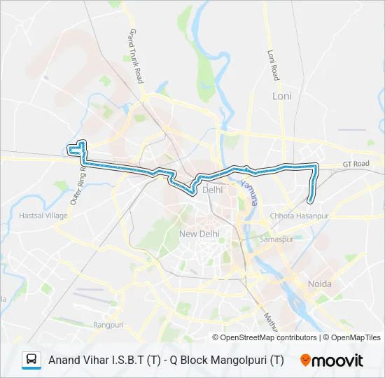 939 Bus Line Map