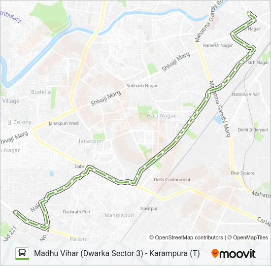 778 Bus Line Map