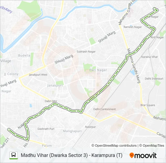 778 Bus Line Map