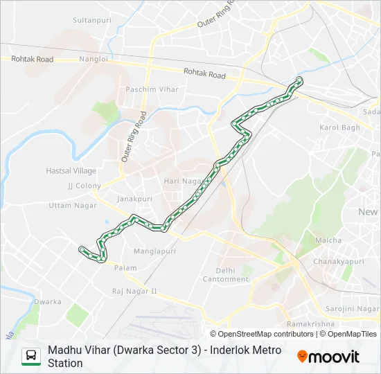 778 Bus Line Map