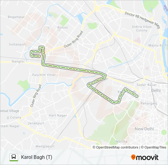 953 Bus Line Map