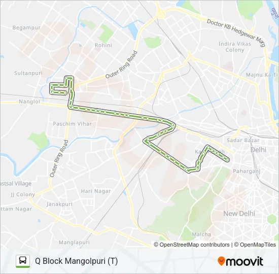 953 Bus Line Map