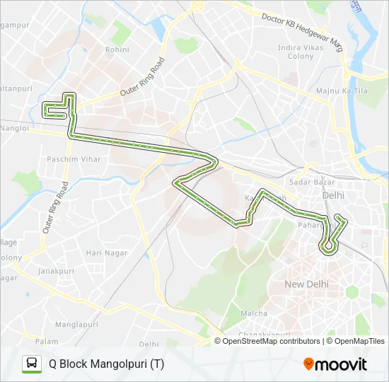 953 Bus Line Map