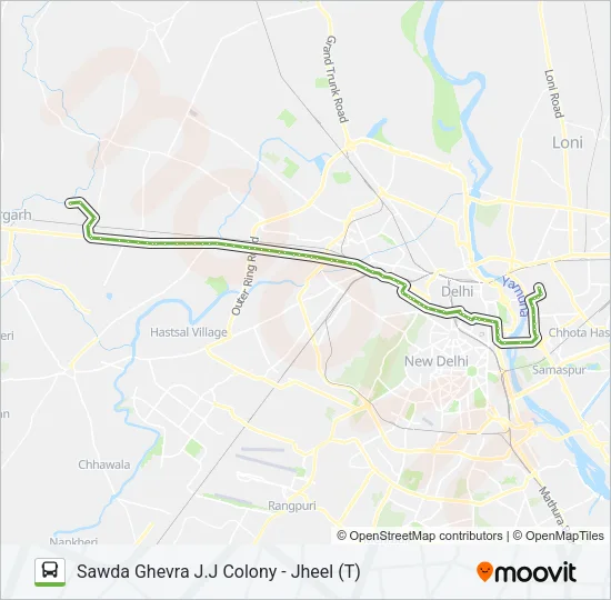 949A Bus Line Map