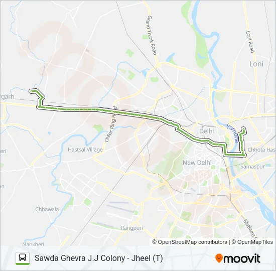949A Bus Line Map