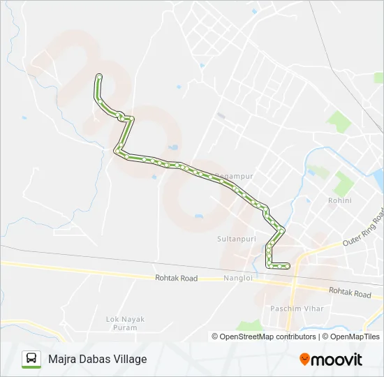 962A Bus Line Map