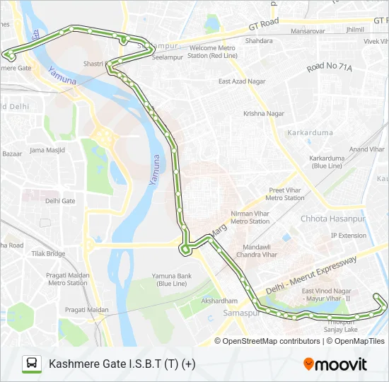 YMS (+) Bus Line Map