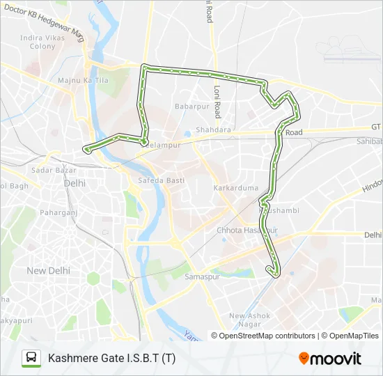 YMS (-) Bus Line Map