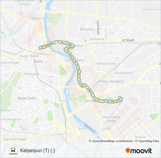 YMS (-) Bus Line Map