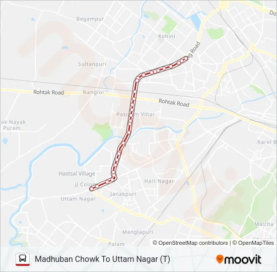 BY PASS EXPRESS Bus Line Map
