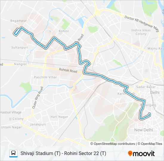 957 Bus Line Map