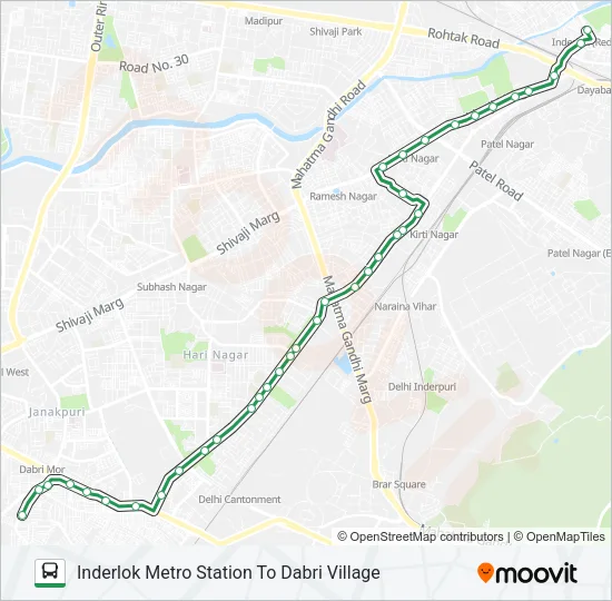 778 Bus Line Map