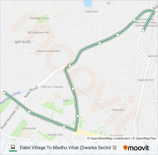778 Bus Line Map