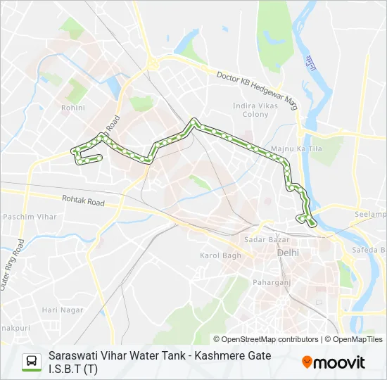 964 Bus Line Map