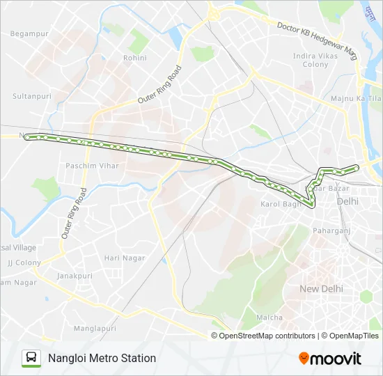 973 Bus Line Map