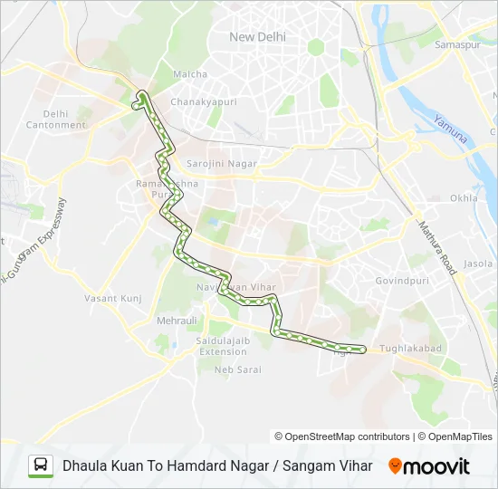 974 Bus Line Map