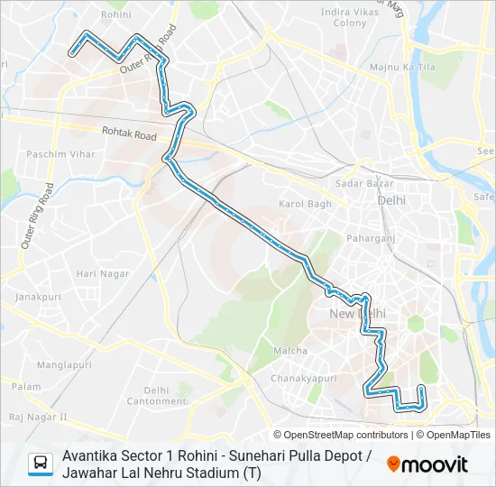 970 Bus Line Map