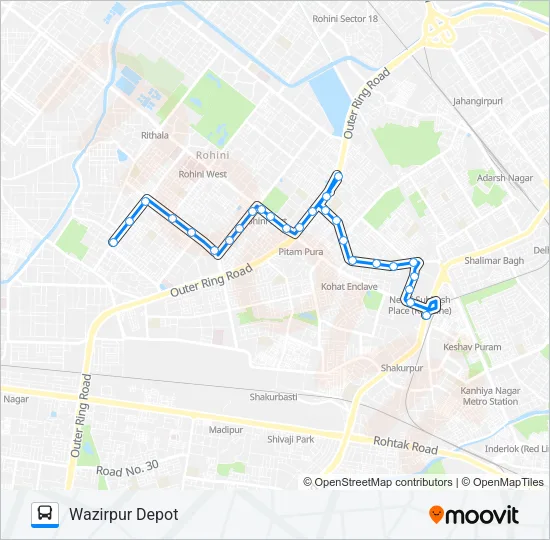 971 Bus Line Map