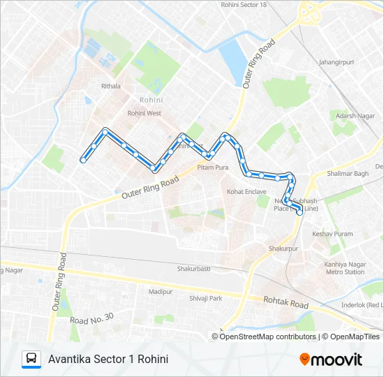 971 Bus Line Map
