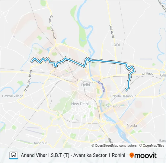 971 Bus Line Map