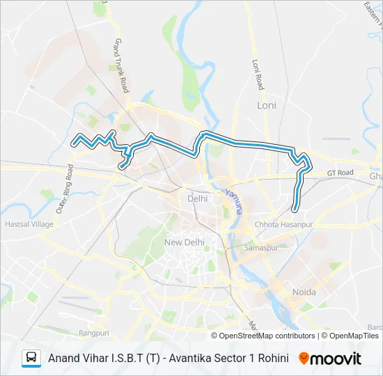 971 Bus Line Map