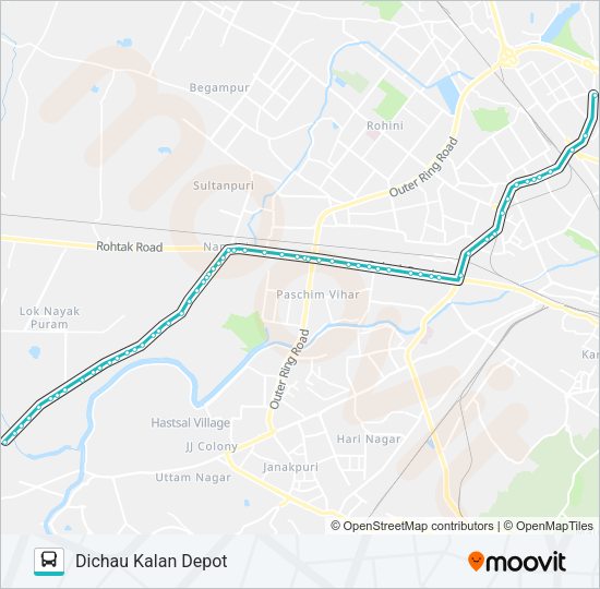 978 Bus Line Map