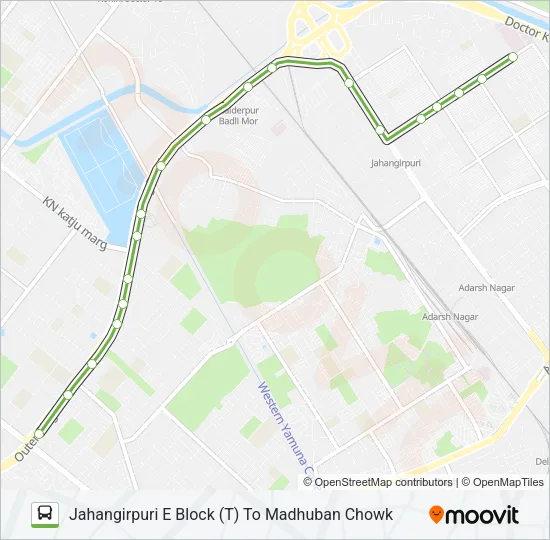 891 Bus Line Map
