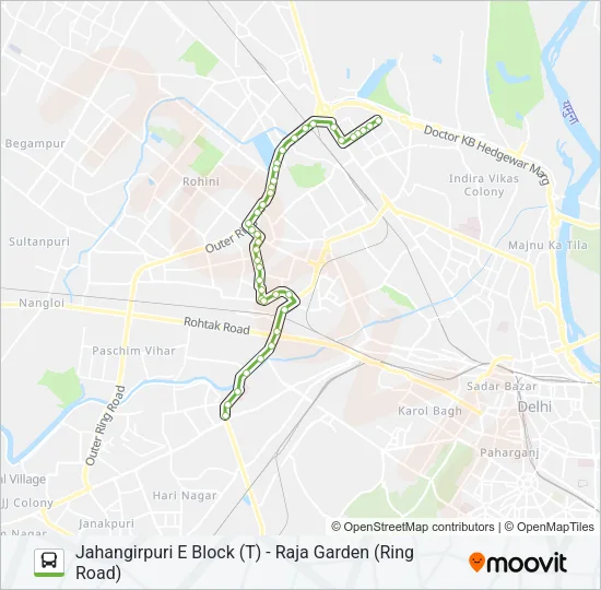 891 Bus Line Map