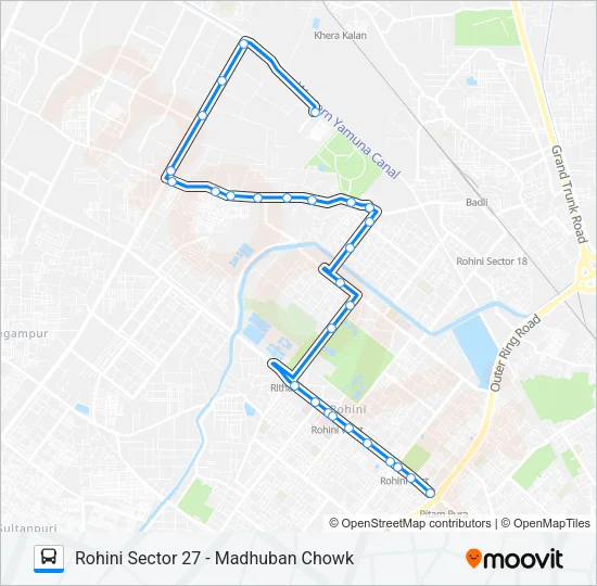 889 Bus Line Map