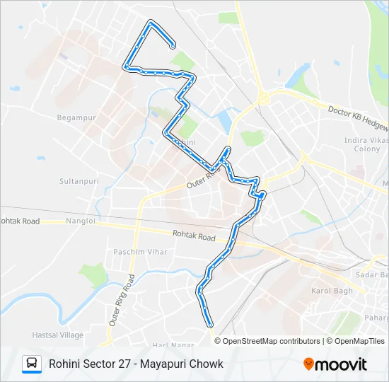 889 Bus Line Map