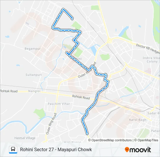 889 Bus Line Map