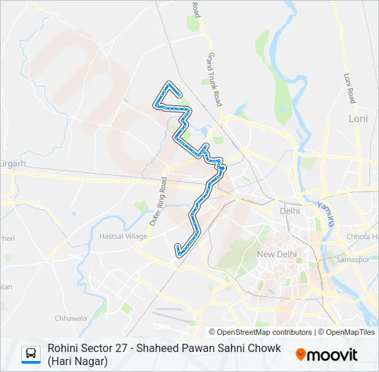 889 Bus Line Map