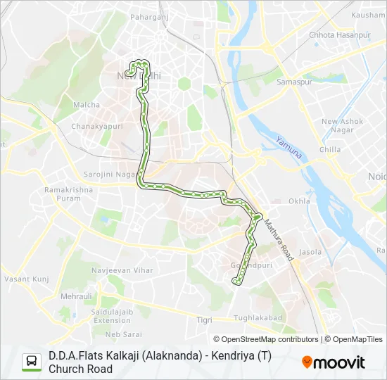 480 Bus Line Map