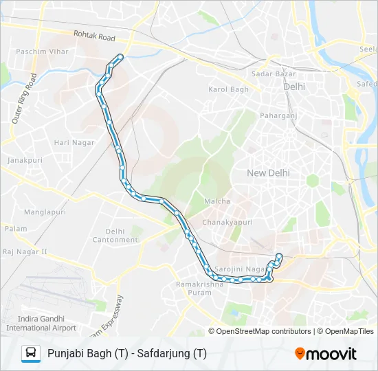 479 Bus Line Map