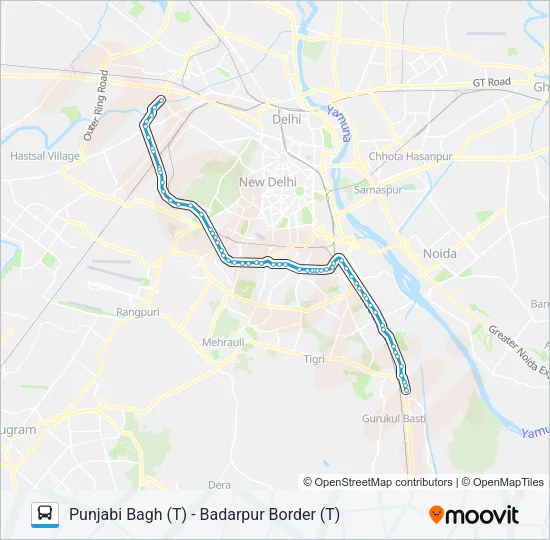 479 Bus Line Map