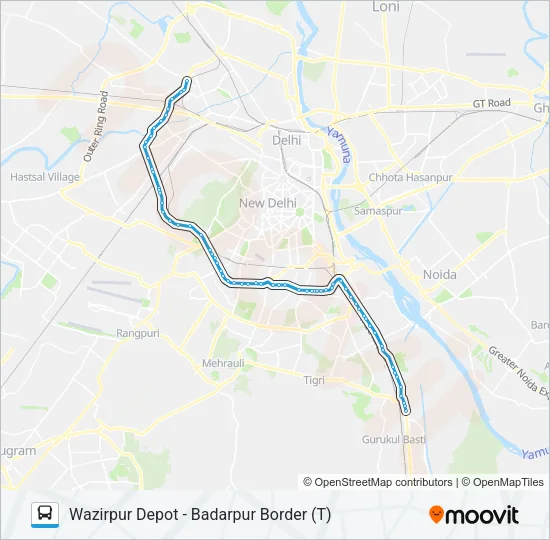 479A Bus Line Map