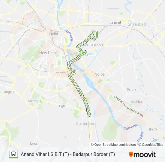 473 Bus Line Map