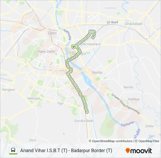 473 Bus Line Map