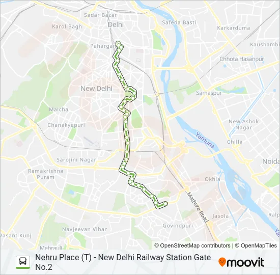 440A Bus Line Map