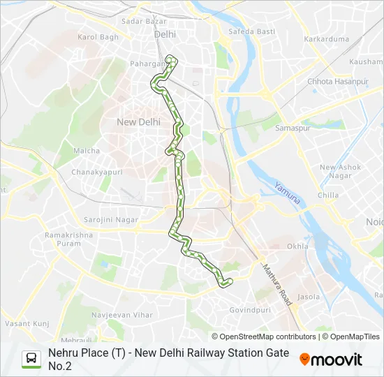 440A Bus Line Map
