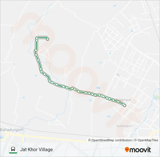 114EXT Bus Line Map