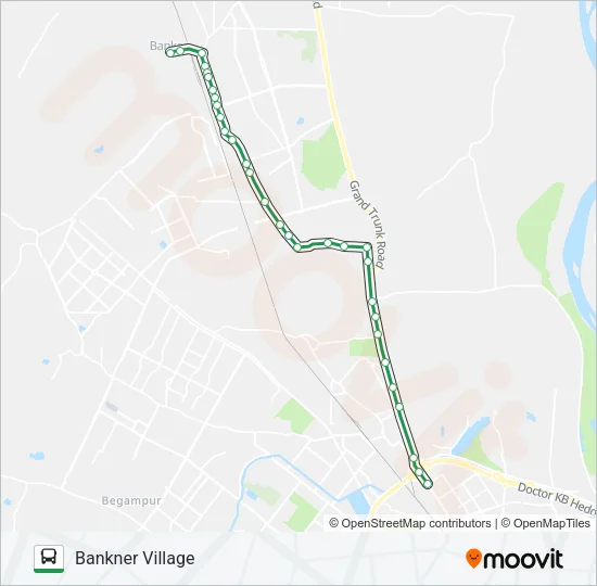 109 Bus Line Map