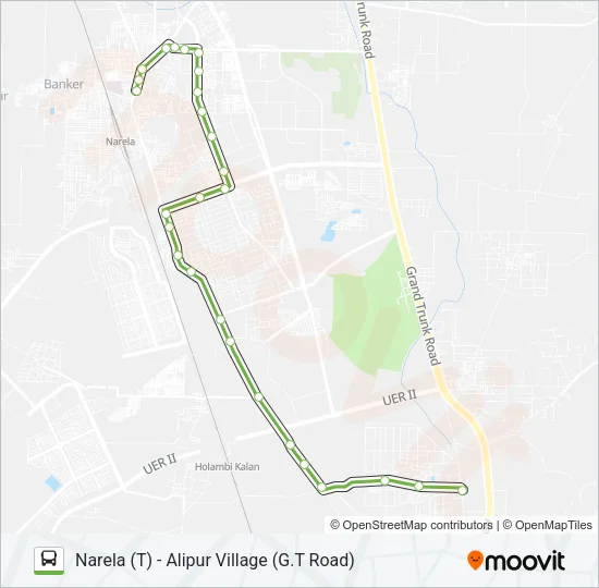 135 Bus Line Map