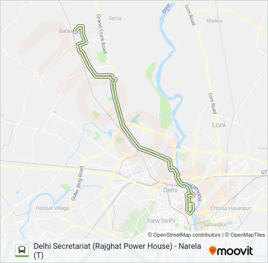 135 Bus Line Map