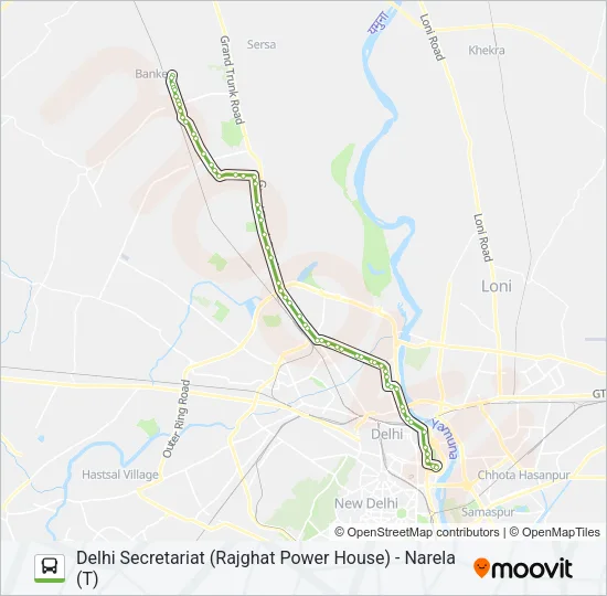 135 Bus Line Map