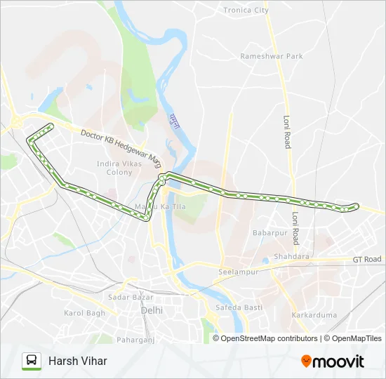 259 Bus Line Map