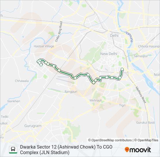 EXP-727A Bus Line Map