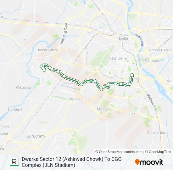 EXP-727A Bus Line Map